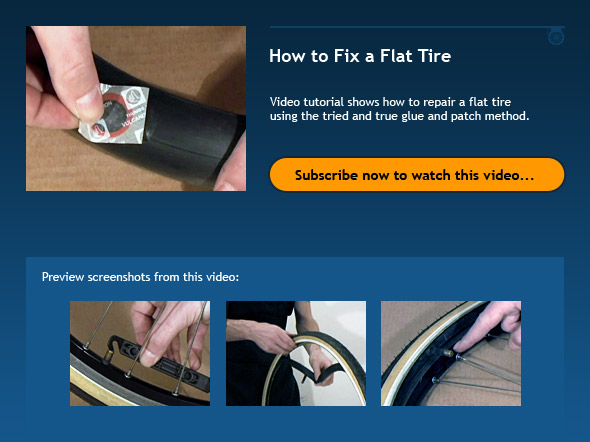 Image Of Reattaching Bike Tire