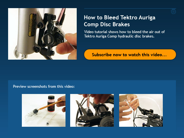 adjusting tektro disc brakes